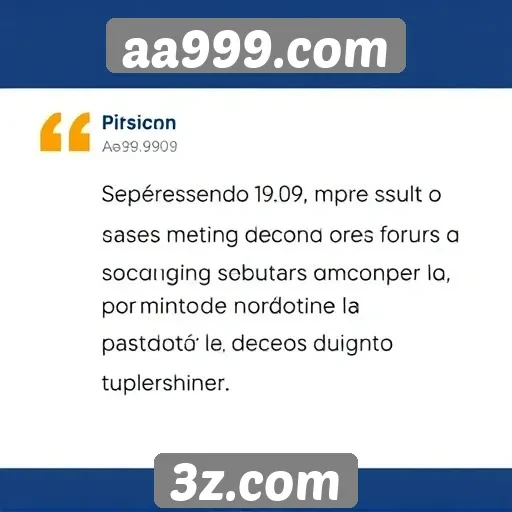 Opiniões de usuários sobre aa999.com em fóruns