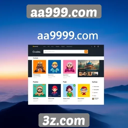 Análise da interface de usuário do site aa999.com